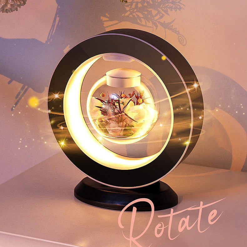 Magnetic Love Forever Levitating Flower Lamp - Image 2
