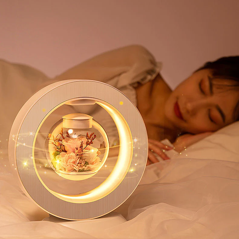 Magnetic Love Forever Levitating Flower Lamp - Image 4