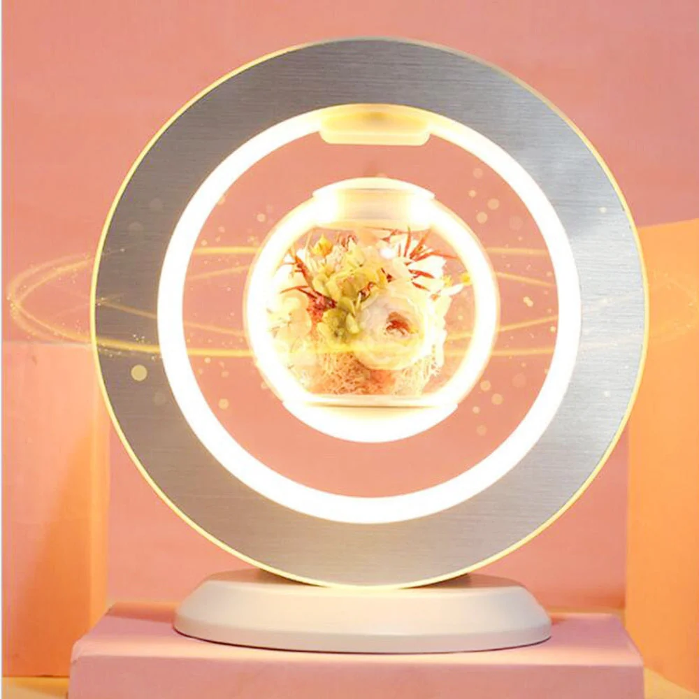 Magnetic Love Forever Levitating Flower Lamp - Image 5