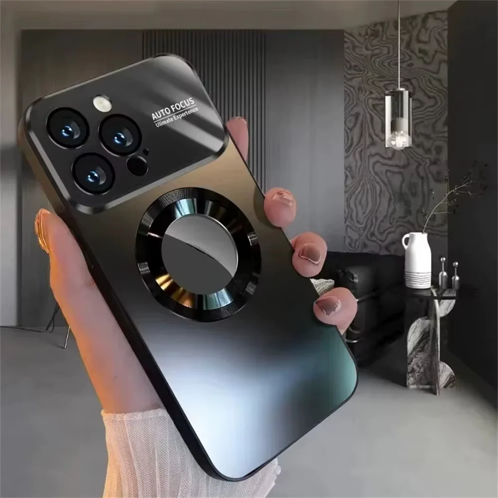 Magnetic Power Safety Metal Phone Case - Image 3