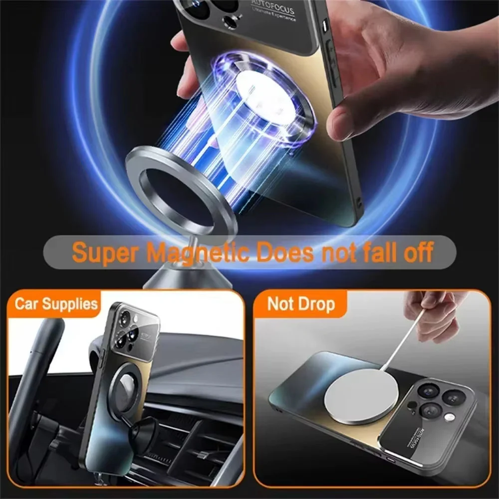 Magnetic Power Safety Metal Phone Case - Image 4
