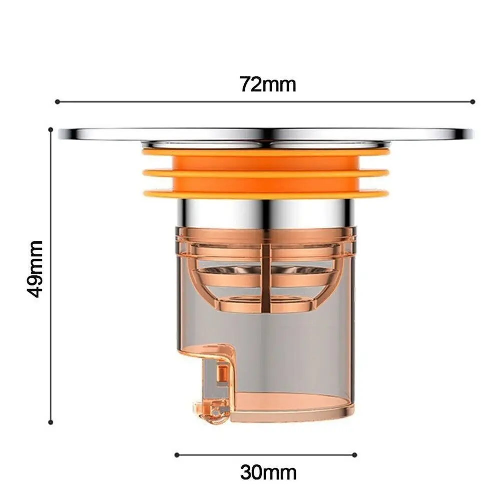 Magnetic Self-Closing Anti-Odor Bathroom Strainer Cover - Image 2