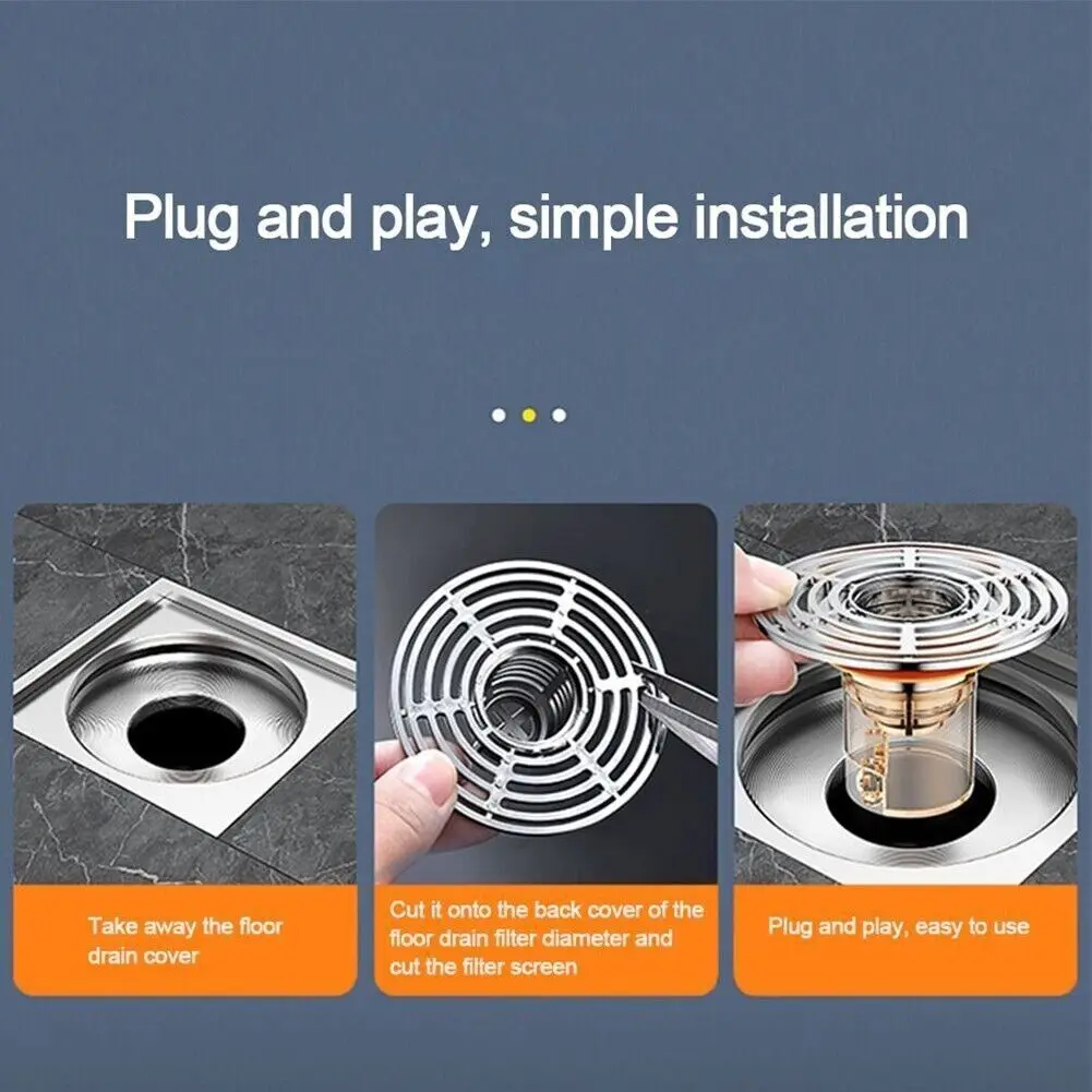 Magnetic Self-Closing Anti-Odor Bathroom Strainer Cover - Image 4