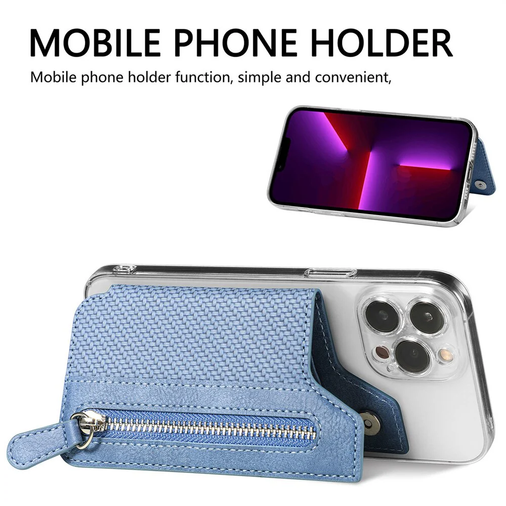 Magnetic Smart Travel Phone Case Wallet - Image 17