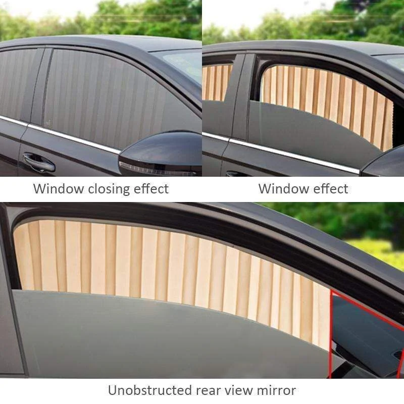 Magnetic Sun Protection Shade Car Window Curtain - Image 4