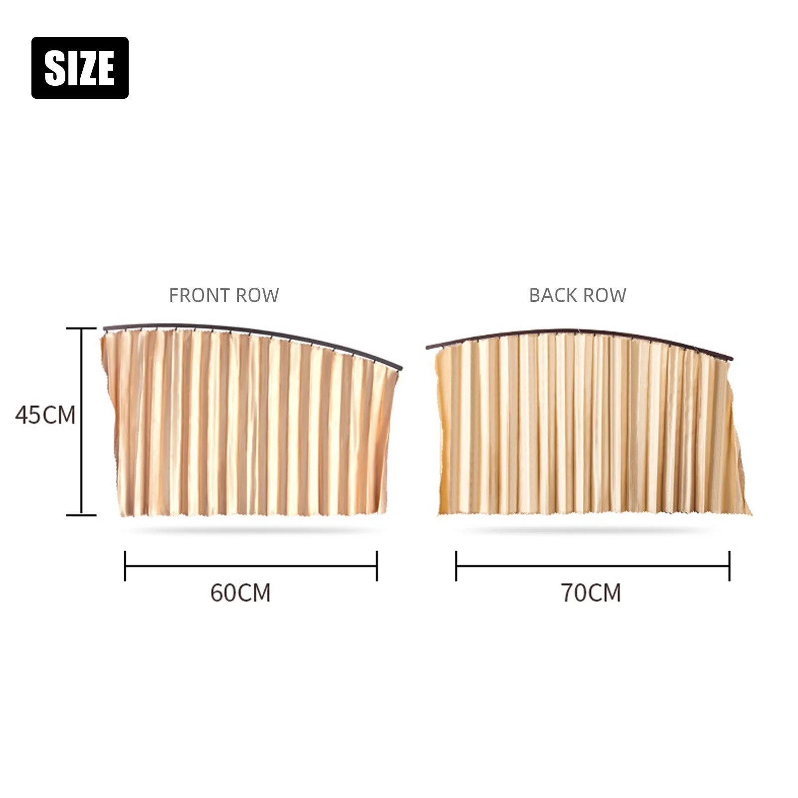 Magnetic Sun Protection Shade Car Window Curtain - Image 6