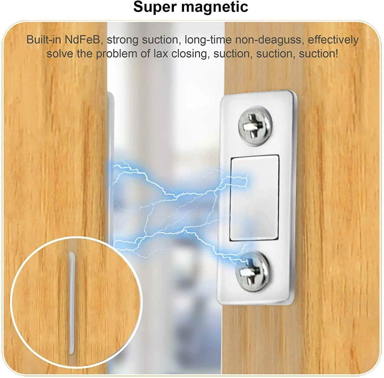 Magnetic Ultra Thin Cabinet Magnet - Image 2