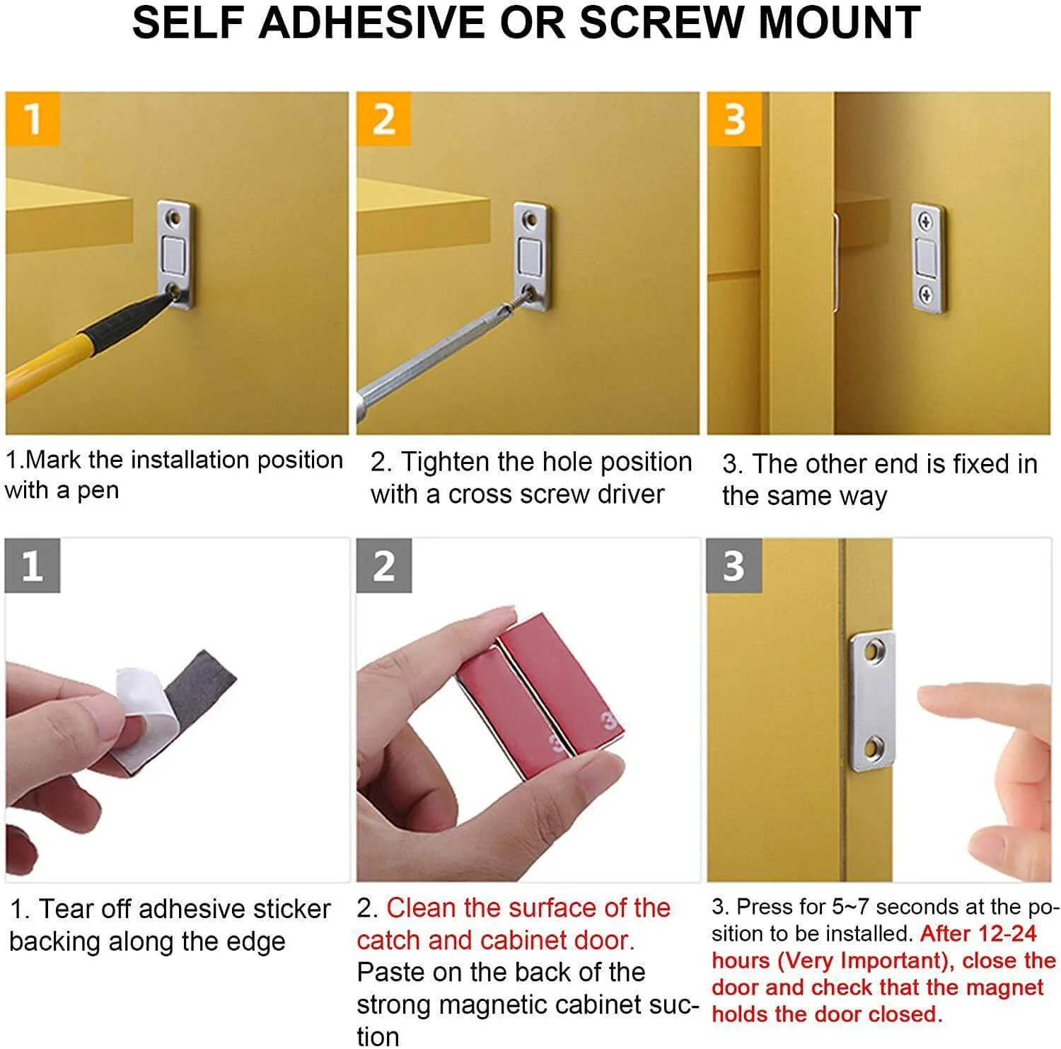 Magnetic Ultra Thin Cabinet Magnet - Image 5