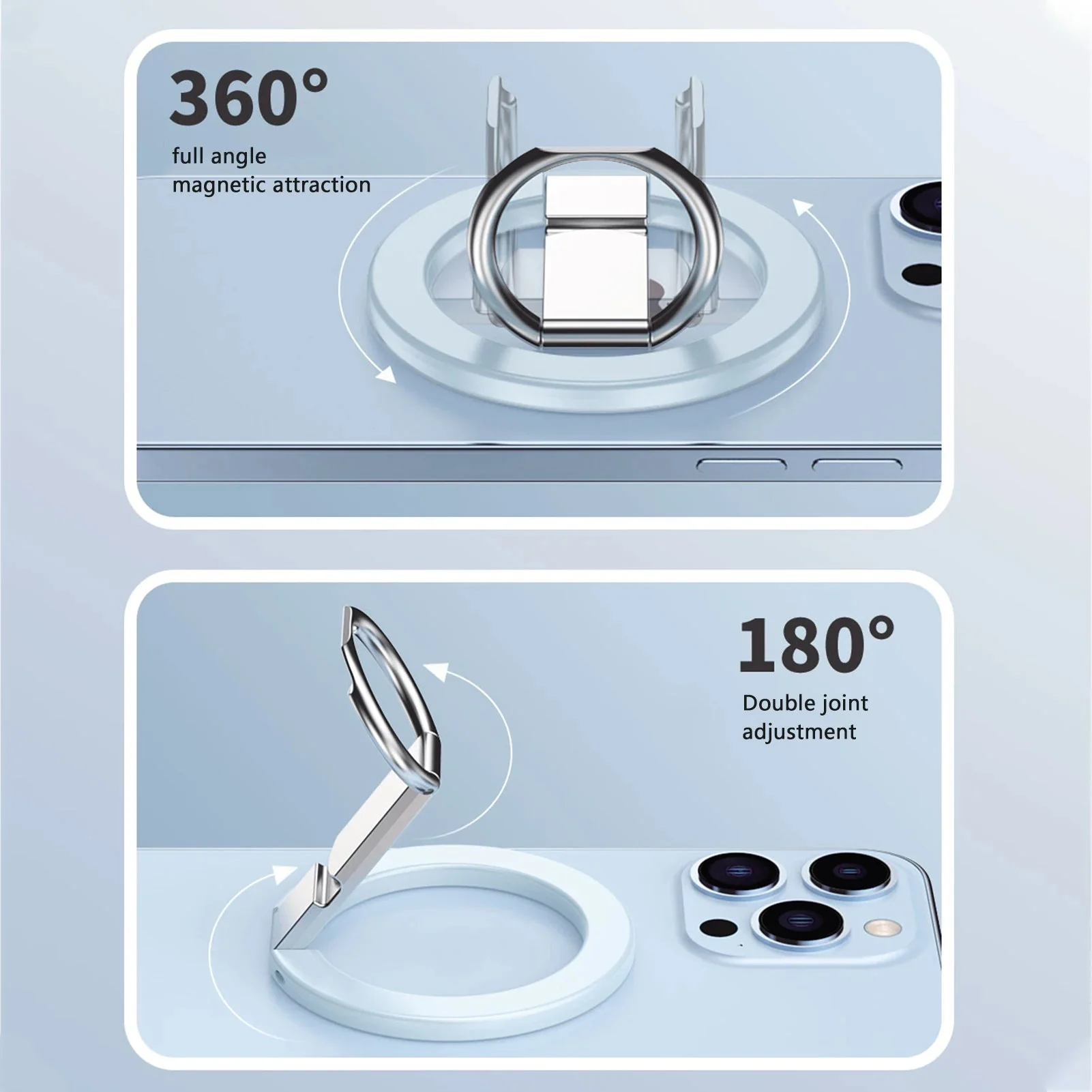 Magnetic Universal Phone Ring Stand Holder - Image 2