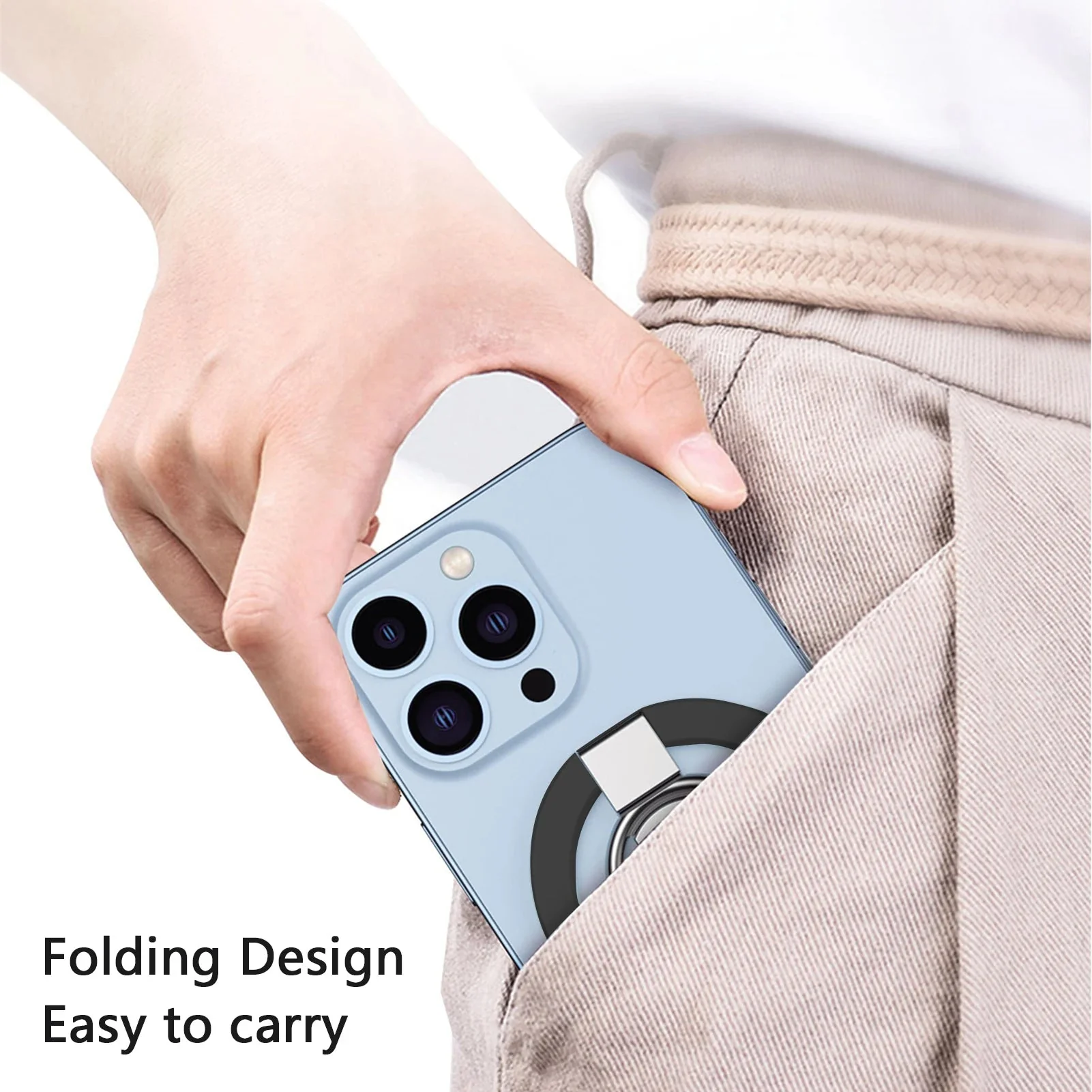 Magnetic Universal Phone Ring Stand Holder - Image 3