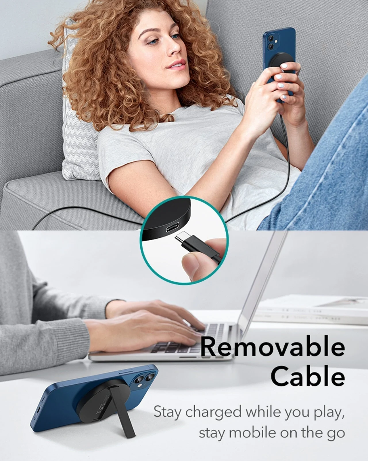 Magnetic Wireless Charger Phone Stand - Image 6