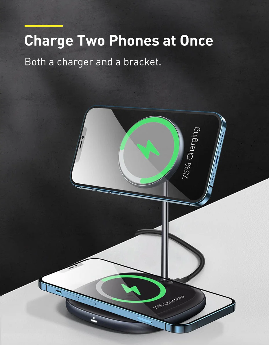 Magnetic Wireless Charger Phone Stand - Image 2