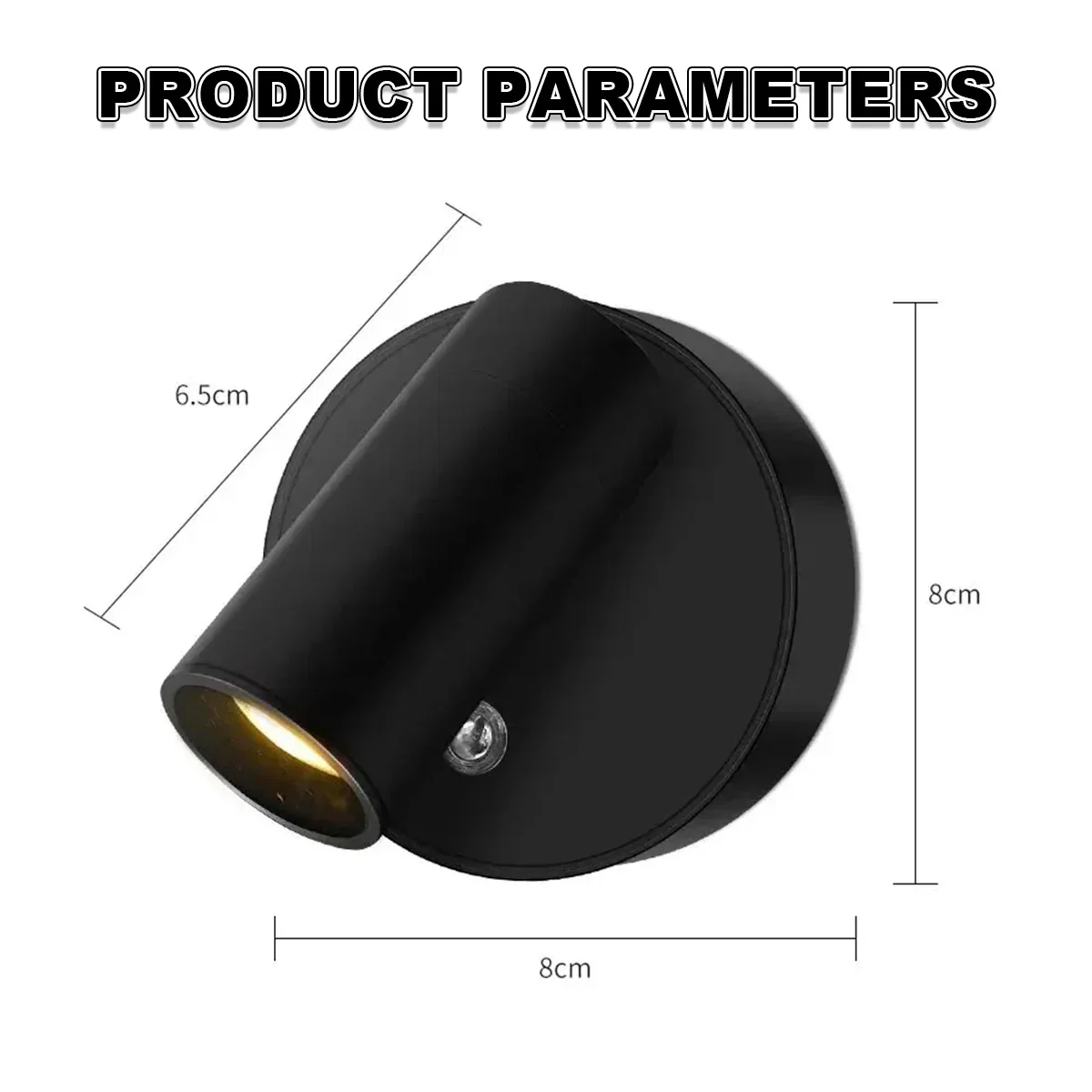 Magnetic Wireless LED Rechargeable Wall Spot Light - Image 3