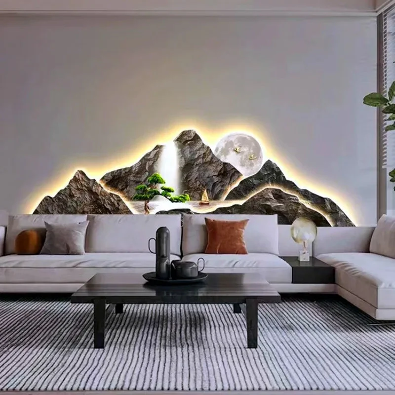 Majestic Peaks LED Mountain Art Canvas - Image 4