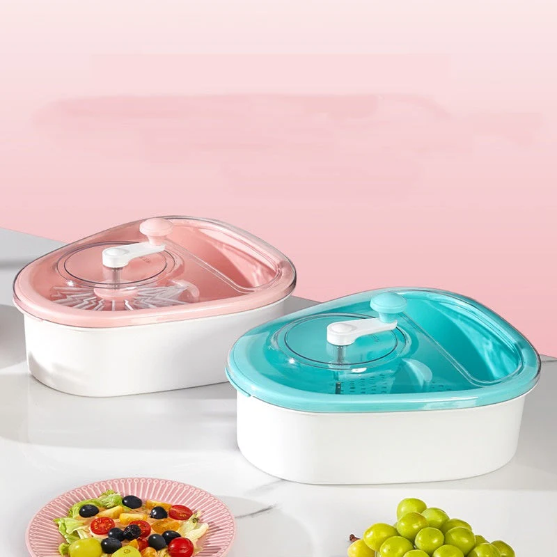 Manual Fruit Vegetable Washing Drainer Basket