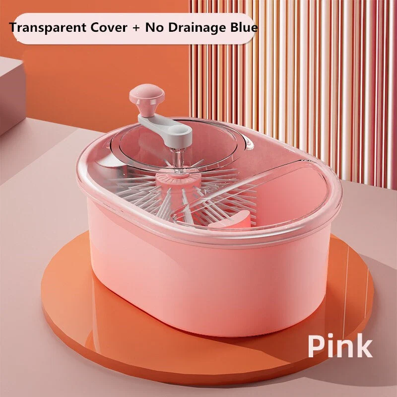 Manual Fruit Vegetable Washing Drainer Basket - Image 7