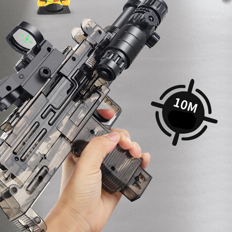 Manual Soft Bullet Submachine Toy Gun Set - Image 4