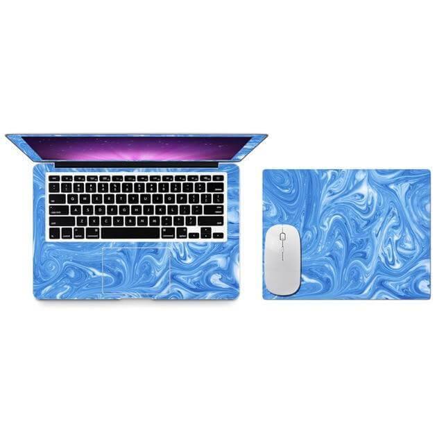 Marble Color Full Cover Macbook Stickers - Image 2
