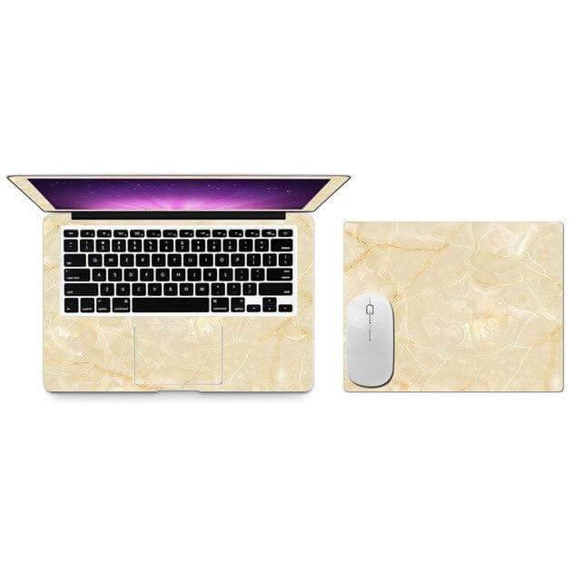Marble Color Full Cover Macbook Stickers - Image 3