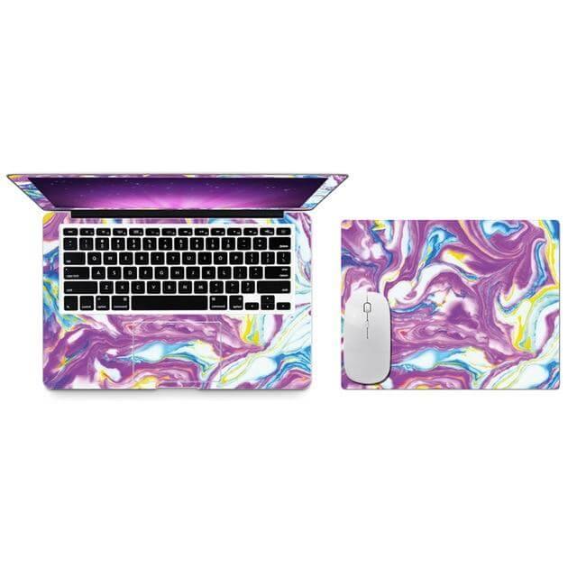 Marble Color Full Cover Macbook Stickers - Image 9