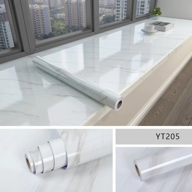 Marble Effect Self-adhesive Waterproof Wallpaper - Image 13