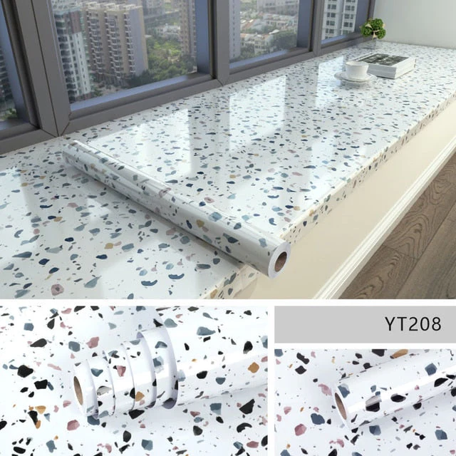 Marble Effect Self-adhesive Waterproof Wallpaper - Image 15