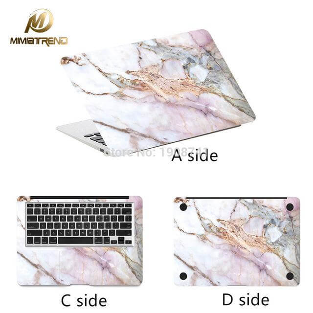 Marble Grain Laptop Skin Sticker for Macbook - Image 5