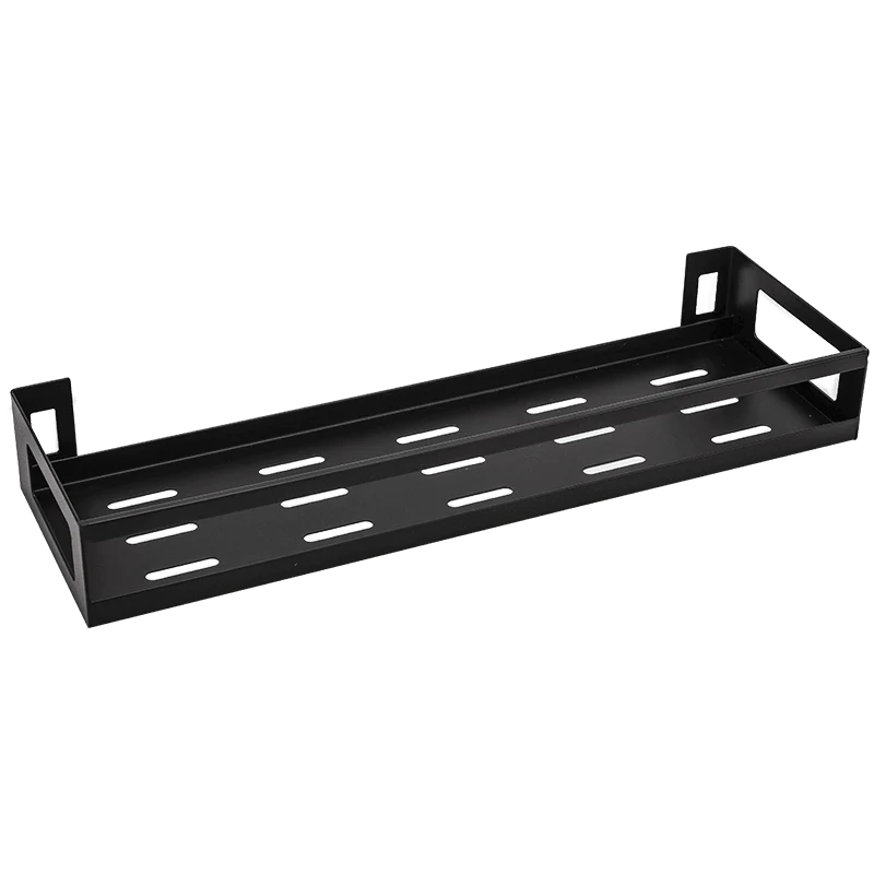 Mat Black No Drill Metal Kitchen Storage - Image 11