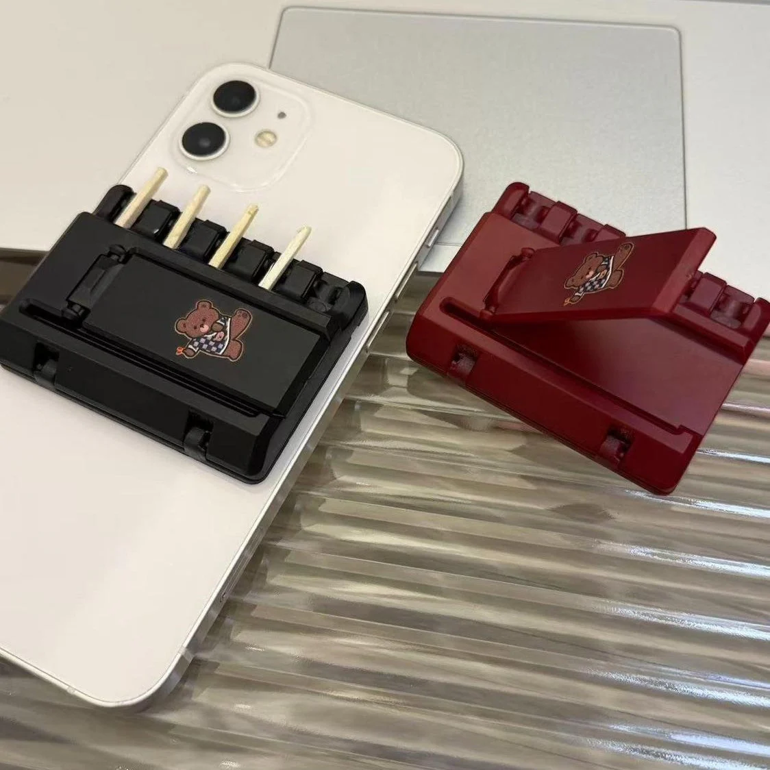 Matchstick Storage Phone Holder - Image 4