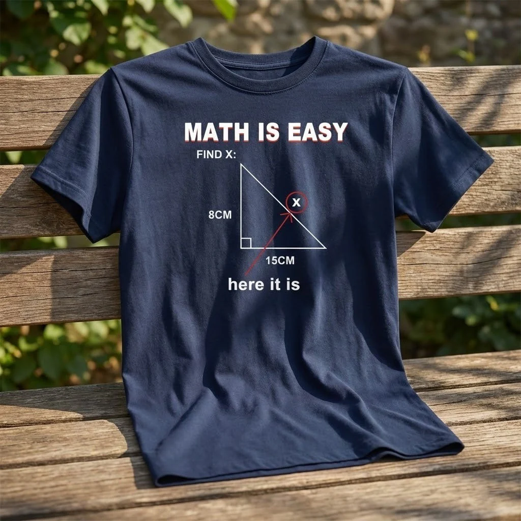 Math is Easy Creative T-Shirt - Image 8