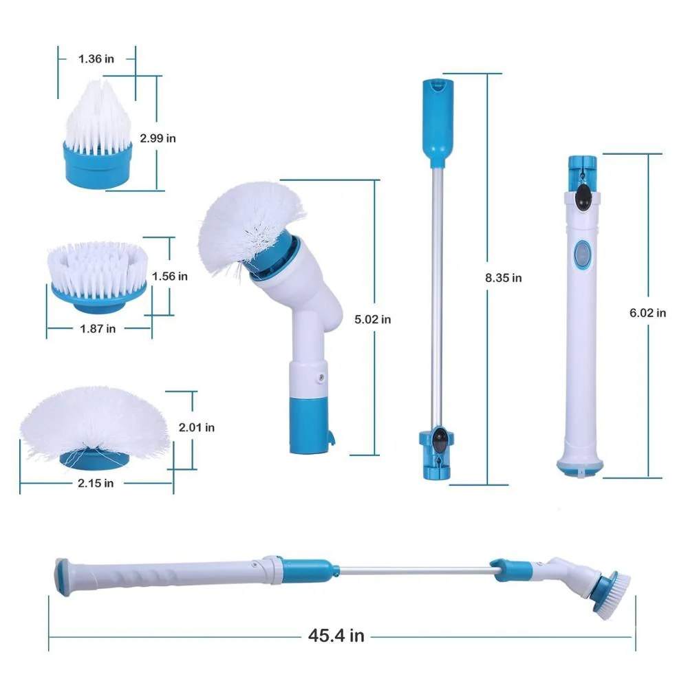 Max Clean Spinner Turbo Electric Scrub Brush - Image 6