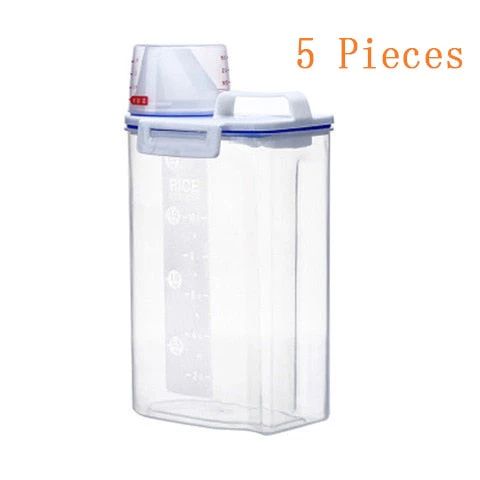 Measuring Cup Lid Cereal Grain Storage Dispenser - Image 9