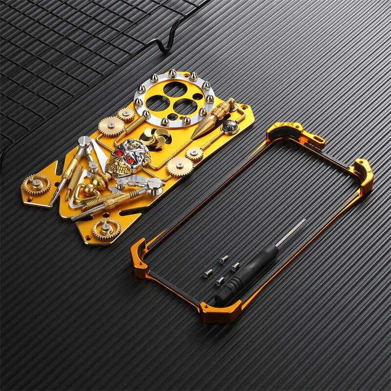 Mechanic Skull Cyberpunk Style iPhone Case - Image 5