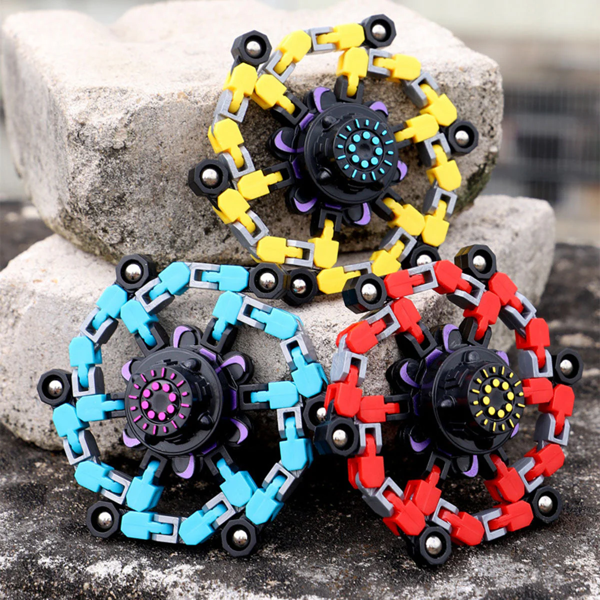 Mechanical Fingertip Stress Relief Spinner Toy - Image 2