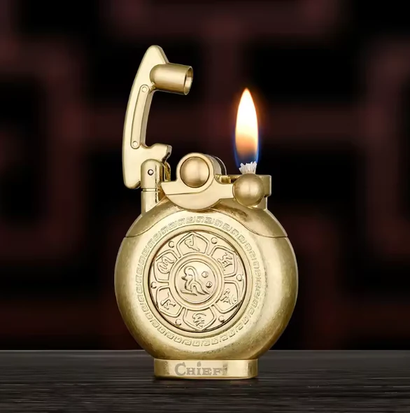 Mechanical Flip Top Kerosene Windproof Lighter - Image 10