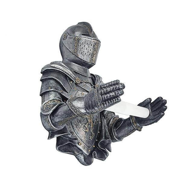 Medieval Knight Toilet Paper Holder - Image 2