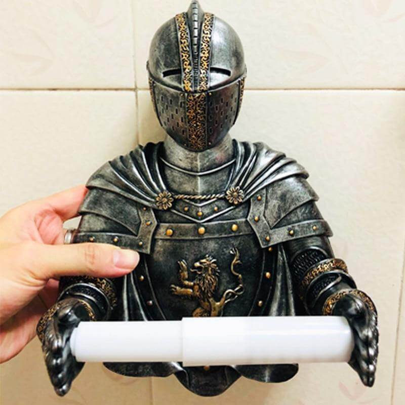 Medieval Knight Toilet Paper Holder - Image 4