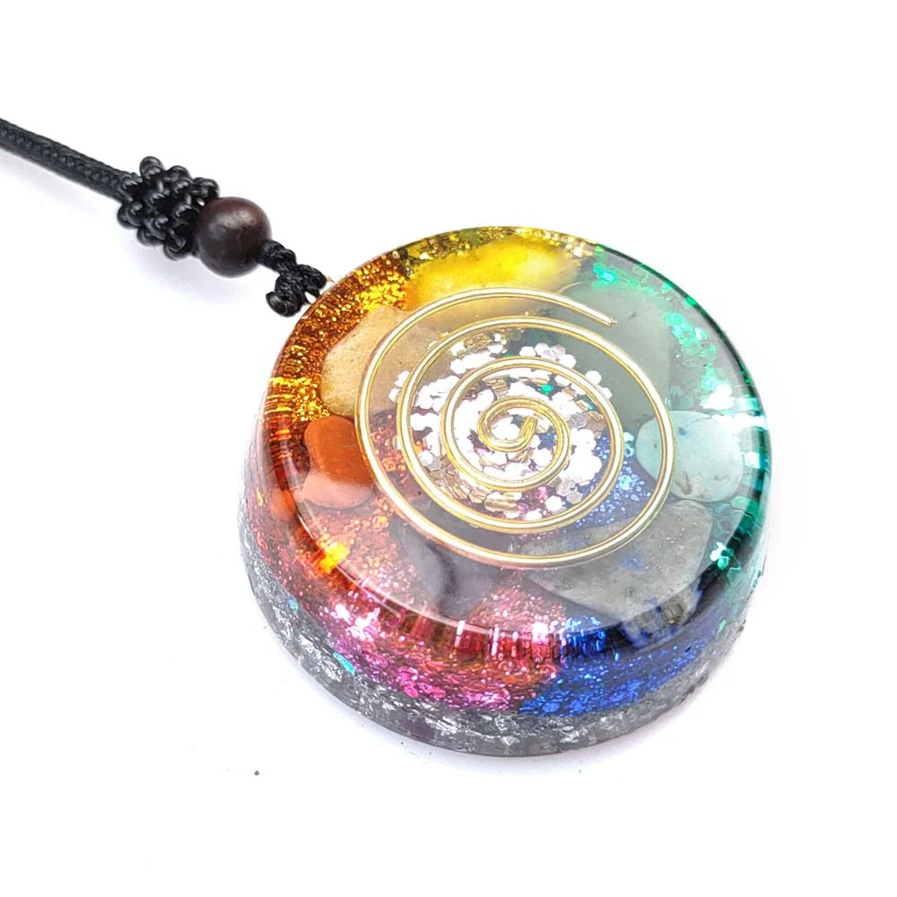 Meditation Helper Geometric Pendant Necklace - Image 5
