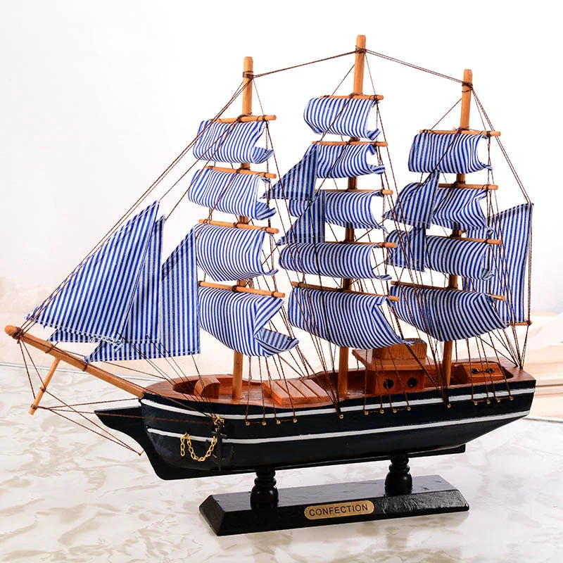 Mediterranean Handmade Sailing Ship - Image 9