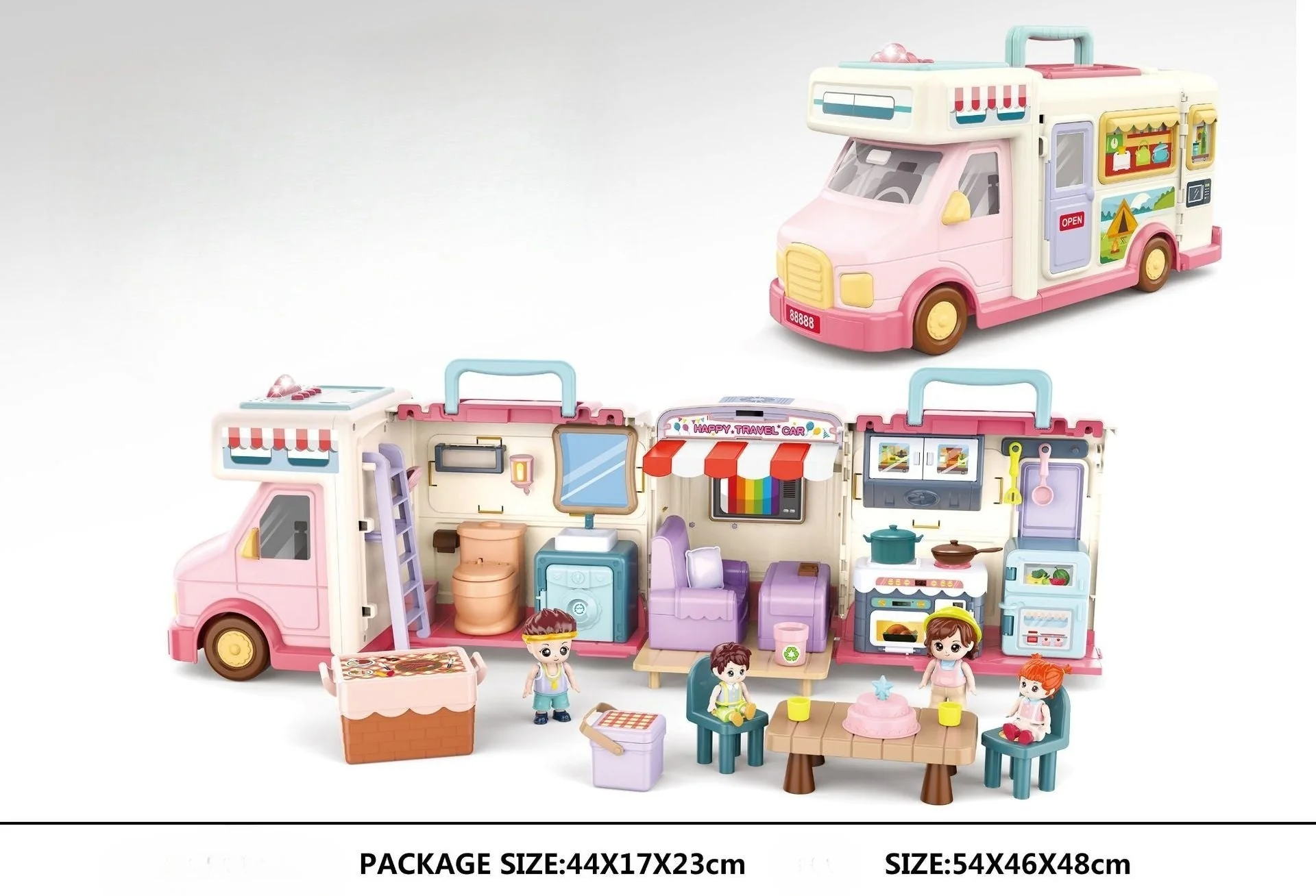 Mega School Party Express Bus House Toy - Image 5