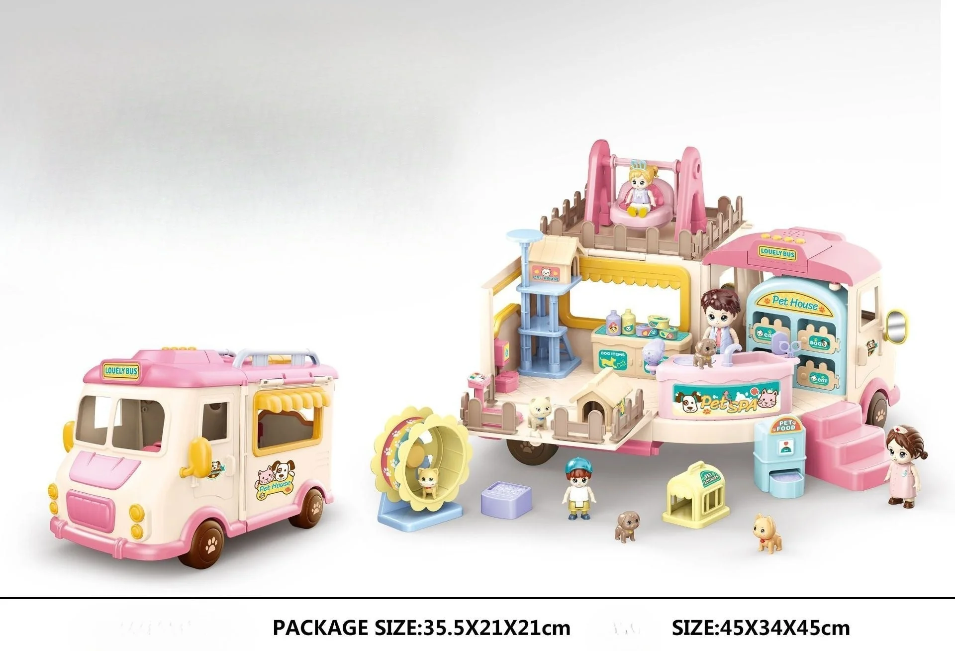 Mega School Party Express Bus House Toy - Image 6