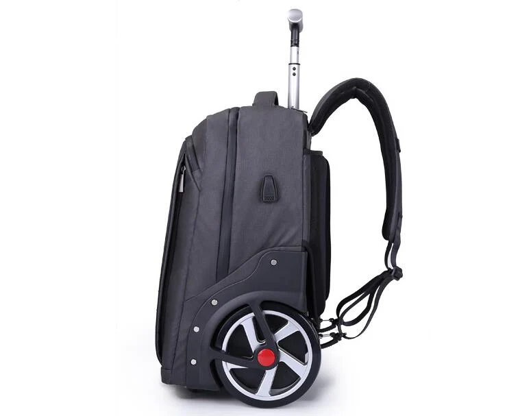 Men Business Travel Trolley Backpack - Image 3