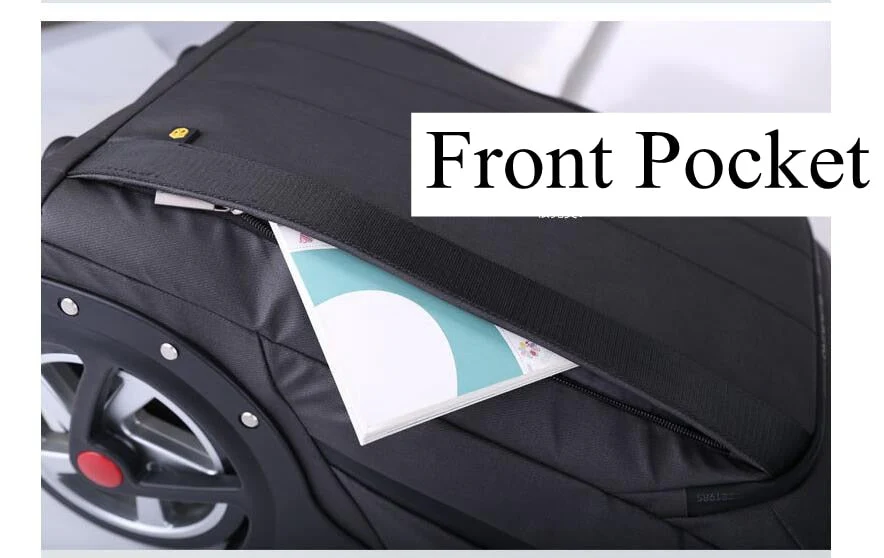 Men Business Travel Trolley Backpack - Image 6
