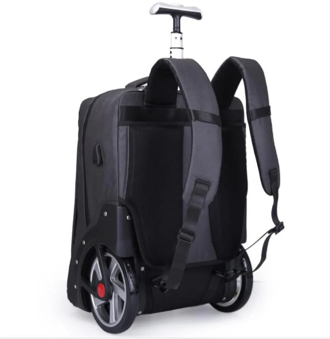 Men Business Travel Trolley Backpack - Image 7