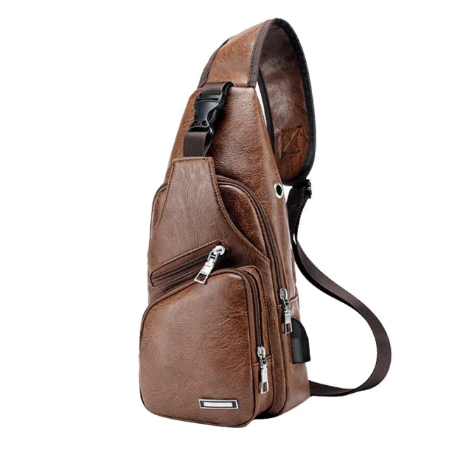 Men Leather Crossbody Bags - Image 7