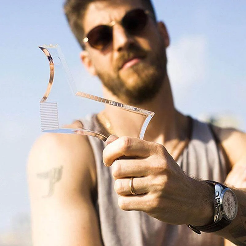 Men Transparent Beard Shaper - Image 4