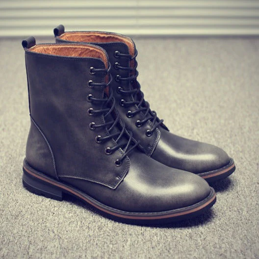 Men Vintage Stylish Winter Boots - Image 5