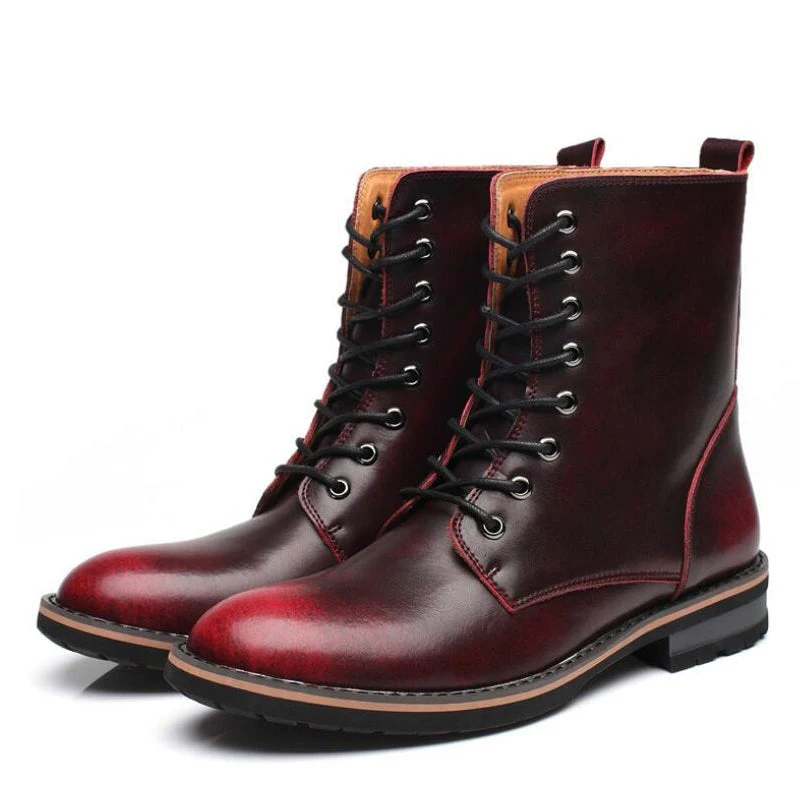 Men Vintage Stylish Winter Boots - Image 6