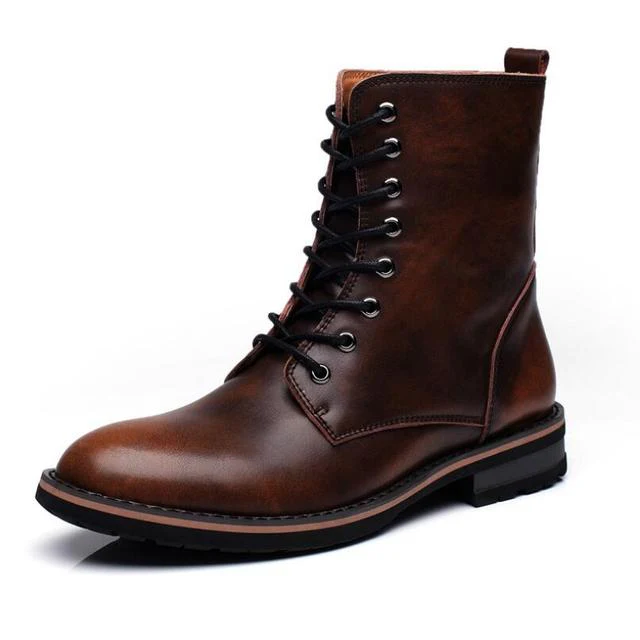 Men Vintage Stylish Winter Boots - Image 8
