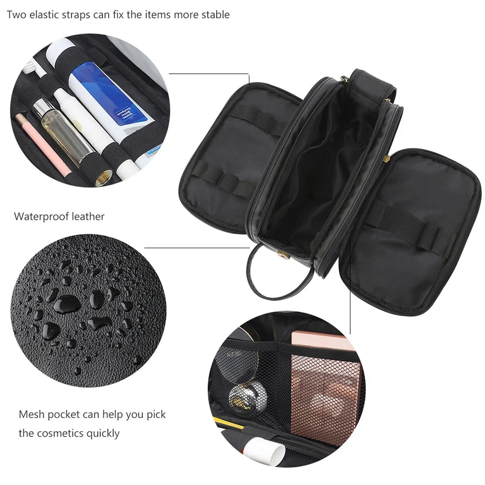 Mermaid Dream Waterproof Leather Travel Makeup Storage Bag - Image 5